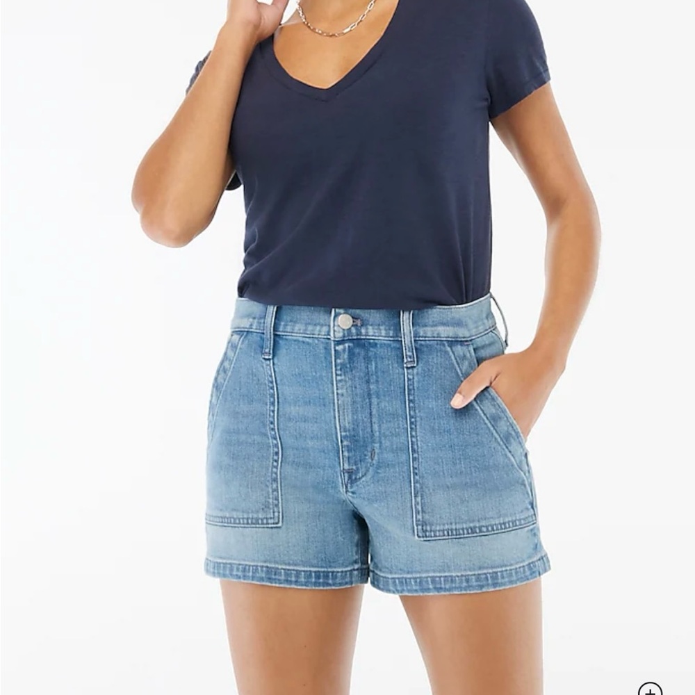J. Crew Classic Utility Denim Shorts with Slight Stretch - EUC🩵